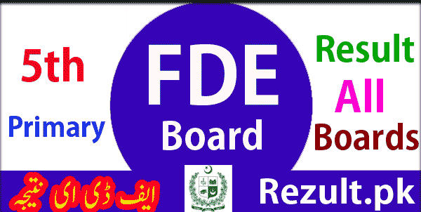 Federal Directorate of Education FDE Board 5th result 2025