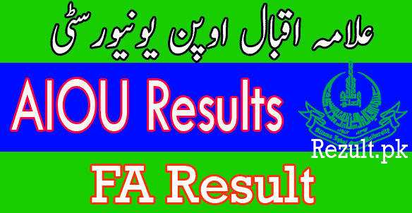 AIOU FA result 2024