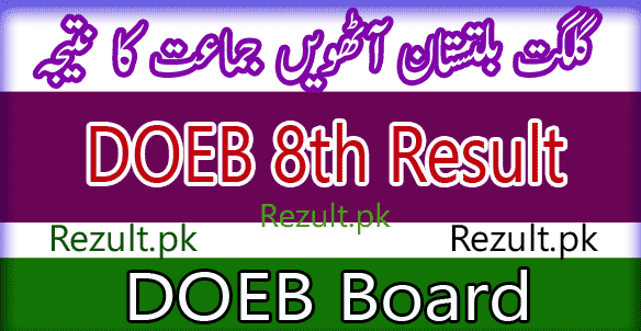 DOEB Board 8th result 2025