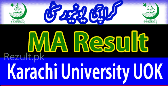 UOK Karachi University MA result 2025