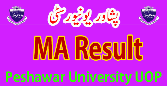 University of Peshawar UoP MA result 2025