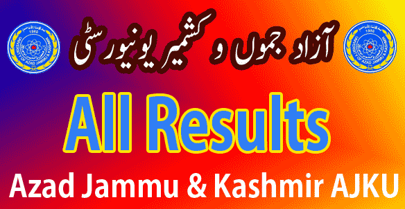 AJKU AJK University result 2025
