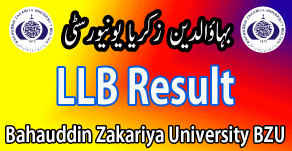 BZU University LLB result 2025