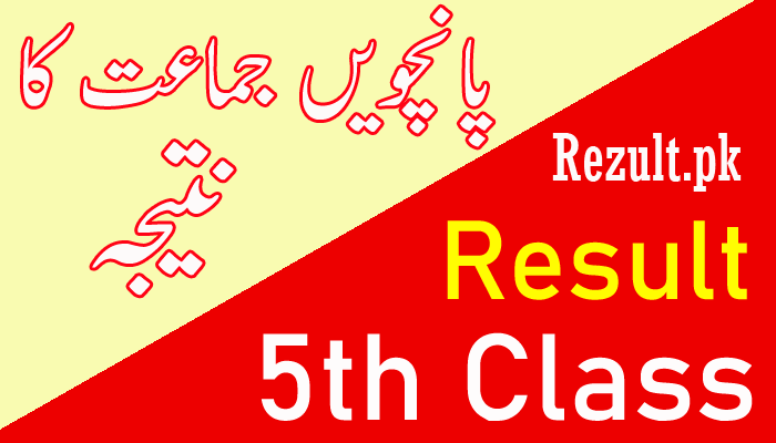 5th Class Result 2024